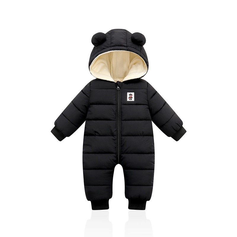 Baby Winter Snowsuit Hooded Jumpsuit